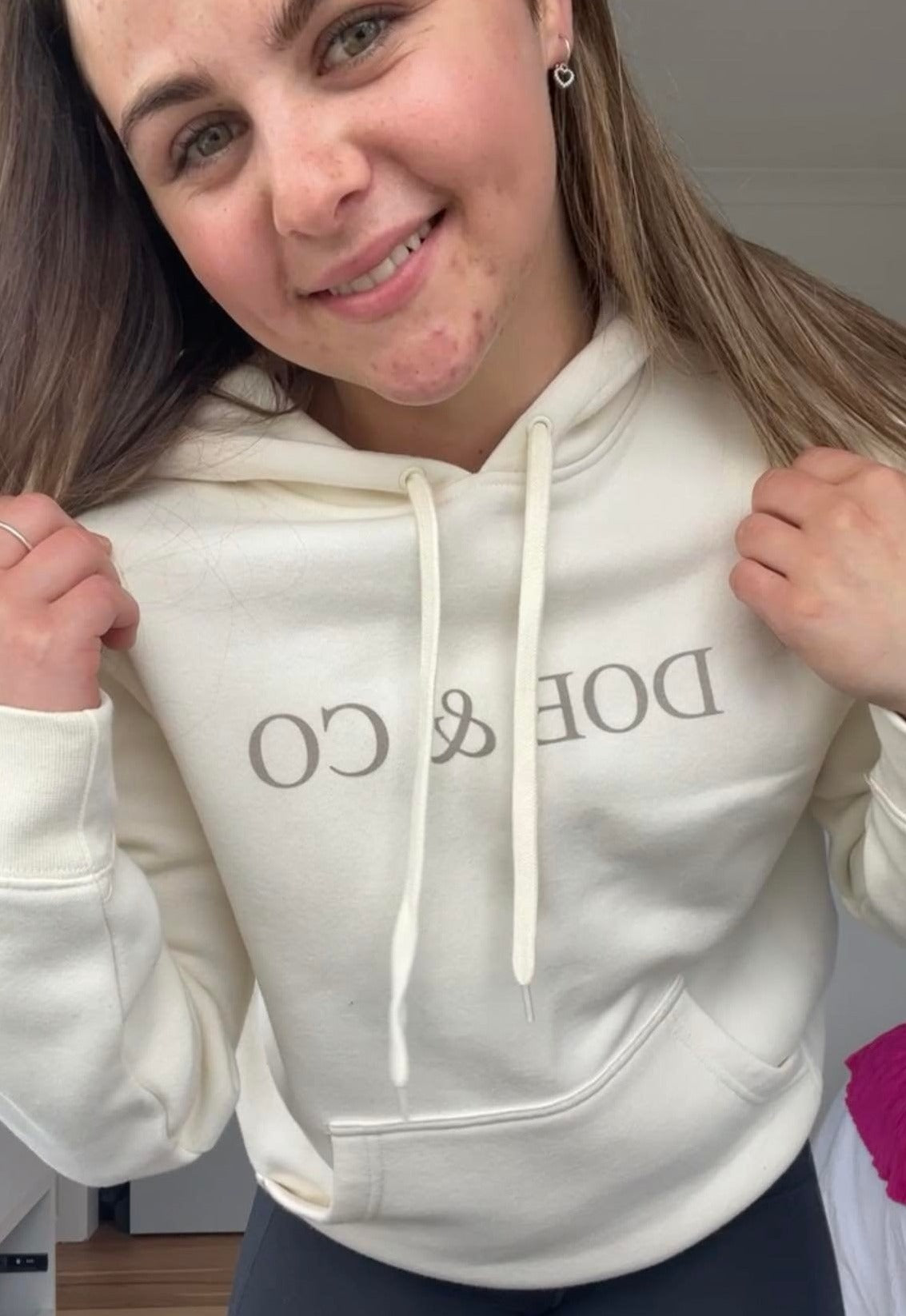 Doe & Co Hoodie - Ecru